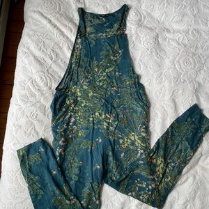 Patterned overall jumpsuit